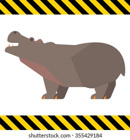 Hippopotamus icon