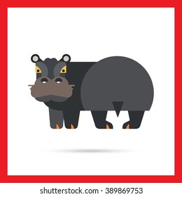 Hippopotamus icon
