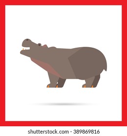Hippopotamus icon