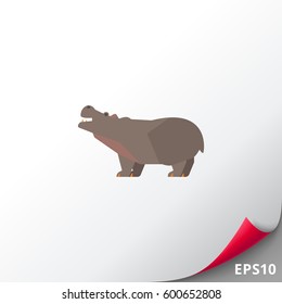 Hippopotamus icon