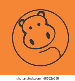 hippopotamus logo