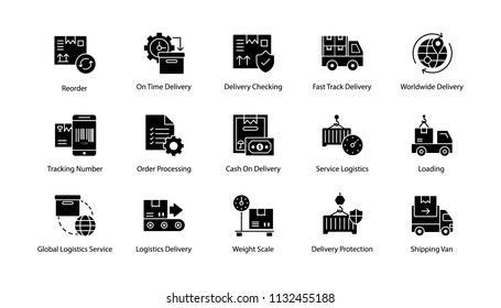 
Hippy Logistics Delivery Icons
