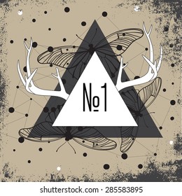hipster abstract background