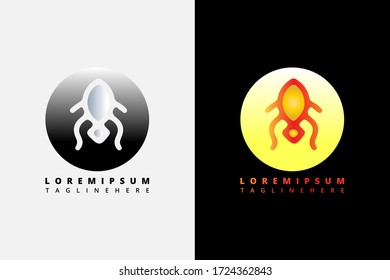 Hipster Abstract Logo Designvorlagen. Moderner minimalistischer und schlichter eleganter Stil. 