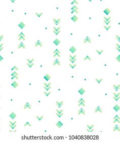 Hipster abstract seamless pattern in retro style.