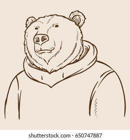 Hipster animal