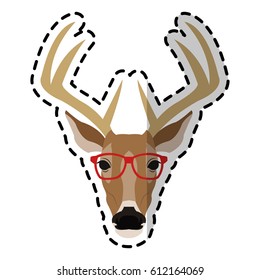 hipster animal icon image 