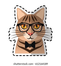 hipster animal icon image 