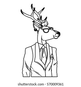 hipster animals design