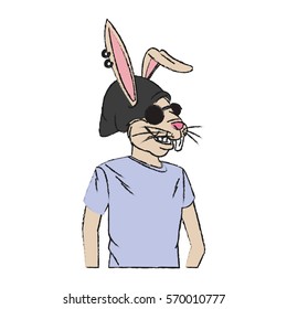 hipster animals design