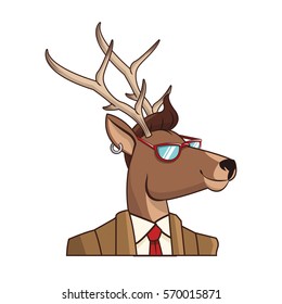 hipster animals design