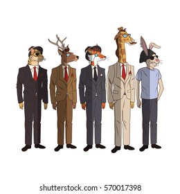 hipster animals design