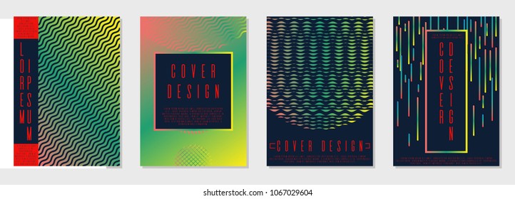 Hipster annual report design for your business. A4 brochure title sheet. Can be used for poster, brochure, magazine, card, book, flyer, banner, anniversary. Trendy corporate style.
