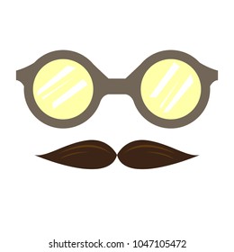 Hipster avatar icon