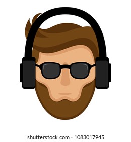 Hipster avatar icon