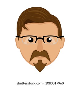 Hipster avatar icon