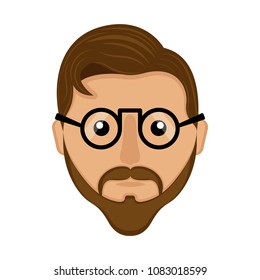 Hipster avatar icon