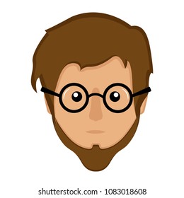 Hipster avatar icon