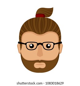 Hipster avatar icon