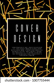 Hipster background design for your business. Template in A4.  Can be used for poster, brochure, magazine, card, book, flyer, banner, anniversary
 Trendy corporate style.