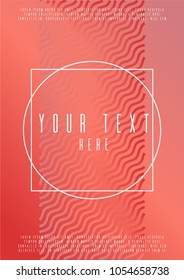 Hipster background design for your business. Set of sheets A4.  Can be used for poster, brochure, magazine, card, book, flyer, banner, anniversary. Trendy corporate style.

