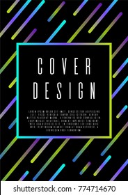 Hipster background design for your business. Business card set. Can be used for poster, brochure, magazine, card, book, flyer, banner, anniversary
 Trendy corporate style.
