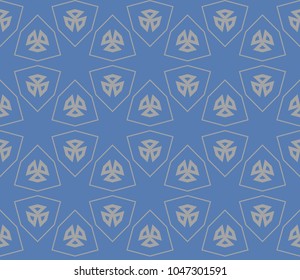 Hipster background. Geometric seamless pattern. Vector.
