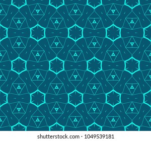Hipster background. Geometric seamless pattern. Vector.