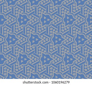 Hipster background. Geometric seamless pattern. Vector.