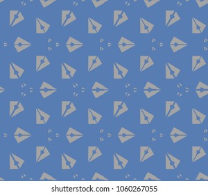 Hipster background. Geometric seamless pattern. Vector.