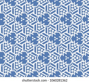 Hipster background. Geometric seamless pattern. Vector.