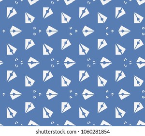 Hipster background. Geometric seamless pattern. Vector.