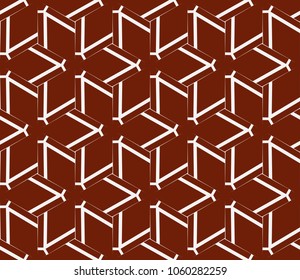 Hipster background. Geometric seamless pattern. Vector.