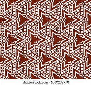 Hipster background. Geometric seamless pattern. Vector.