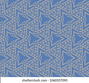 Hipster background. Geometric seamless pattern. Vector.