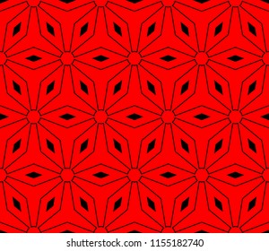 Hipster background. Geometric seamless pattern. Vector.