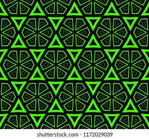 Hipster background. Geometric seamless pattern. Vector.