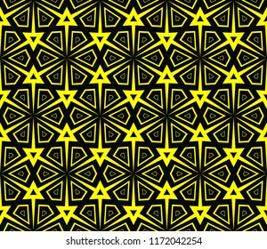 Hipster background. Geometric seamless pattern. Vector.