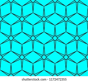 Hipster background. Geometric seamless pattern. Vector.