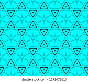 Hipster background. Geometric seamless pattern. Vector.