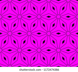 Hipster background. Geometric seamless pattern. Vector.