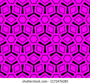Hipster background. Geometric seamless pattern. Vector.