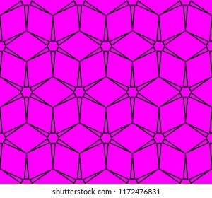 Hipster background. Geometric seamless pattern. Vector.