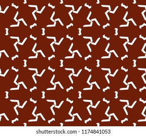 Hipster background. Geometric seamless pattern. Vector.