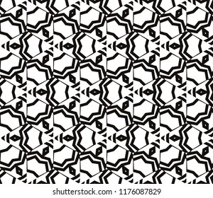 Hipster background. Geometric seamless pattern. Vector.