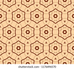 Hipster background. Geometric seamless pattern. Vector.