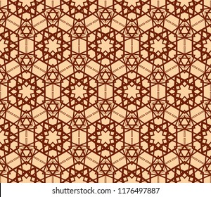 Hipster background. Geometric seamless pattern. Vector.