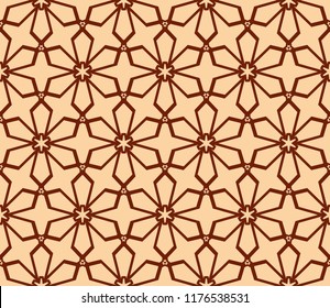 Hipster background. Geometric seamless pattern. Vector.