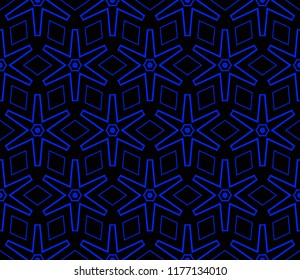 Hipster background. Geometric seamless pattern. Vector.