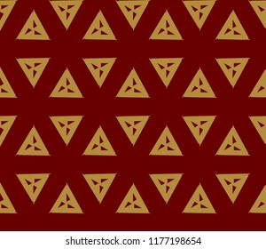 Hipster background. Geometric seamless pattern. Vector.